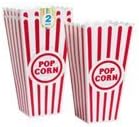 Plastic Popcorn Containers - Set of 2 by whatsinthehouse
