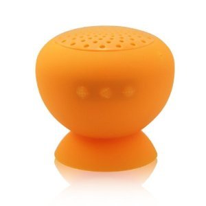 Preisvergleich Produktbild Lautsprecher Bluetooth Wireless Speaker Lautsprecher Wasserdicht Mini Pilz resistent Wasser mit integriertem Mikrofon Kompatibel mit iPhones, Samsung, Galaxy, Nokia, HTC, Blackberry, Google, LG, Nexus, iPad, Tablets, Handys, Smartphones, pc' S, Laptops etc orange