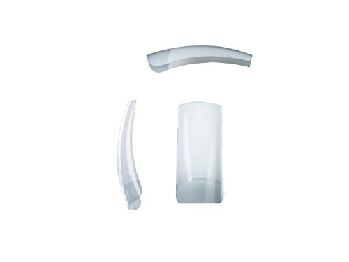 SN Nageldesign Profi Nägel Kunstnägel Natur 100 Stück künstliche Fingernägel Nageltips in Acryl-Box Starter-Set Artificial Nails Kunst-Nagel Gelnägel Acrylnagel Klebefläche mit Absatz, gerade Form und flexibel - 2