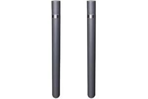 PAL DISTRIBUIDORA DE PRODUCTOS Y MATERIALES PAL | Pilona fija para empotrar al suelo modelo Barceco. Bolardo de hierro con parte superior en acero inoxidable de 90x1000 mm (2- Bolardos)