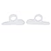 1 Pair of Gel Toe Crests/Props/Cushions with Loop---White