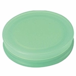 Preisvergleich Produktbild 5 x Ecobra Glasboard-Rundmagnet Neodym 25x6mm mint transparent