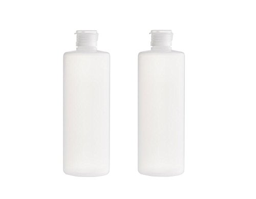 2 PCS Transparent Rechargeable Vide En Plastique Cosmétique Squeezable Flacon Bouteilles Pot Pot avec Flip Cap Toner Lotion Gel Douche Shampooing Conteneur De Stockage (400ml)