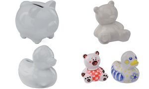 Marabu Spardose "SCHWEIN", Porzellan, wei VE = 1