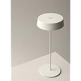 Rossini Illuminazione Inemuri Lampada a Led da Tavolo Portatile Senza Fili Ricaricabile con USB Touch Dimmerabile IP54 Uso In