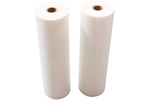 Hanchen Rotolo di Pellicola per Plastificatrice A2 A3 A4 Pellicole per Laminazione a Caldo 200 m per Rotolo/ 2 Rotoli per Confezione (Pellicola liscia, A3)