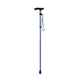 Descripción: Kongqiabona Bastón para Caminar Aluminio Bastón Ajustable Plegable Plegable Bastón Plegable de Viaje
