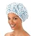 Annie Premium Deluxe Shower cap Blue Dots
