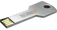 Technaxx USB Key -105 8GB USB-Stick USB 2.0, silber