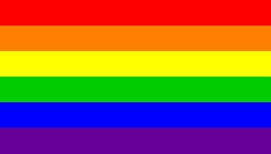 Rainbow Gay Pride 3' X 2' 3ft x 2ft Flag With Eyelets Premium Quality