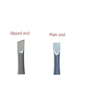 Flat Tip Tipped Tweezer - Silver Tone Metal Hair Eyebrow Plucker Tool for Ladies Professional Salon Comes with a Case… - Image 5