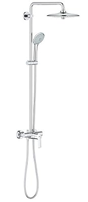 GROHE 27473001 Colonne de douche avec mitigeur monocommande Euphoria, Chrome