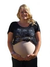 Plus Size Maternity Support Bands (XL, Beige)