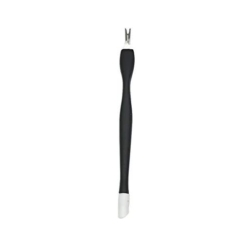 Plastic Carbon Steel Cuticle Nail Pusher Trimmer Remover Manicure Pedicure Tool