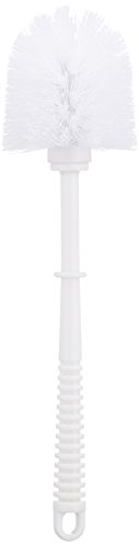 WENKO 17176100 WC-Bürste mit Kunststoffstiel Weiß - Ersatzbürste, Kunststoff, 8.5 x 34 x 8.5 cm, Weiß