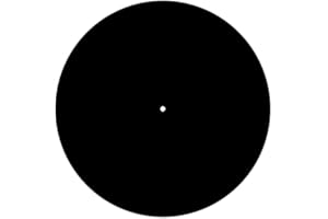 Twist4 Slipmats Plattentellerauflage aus Filz für LP Vinyl Schallplatten - twist4® (schwarz - 1mm thin, 2 Stück)