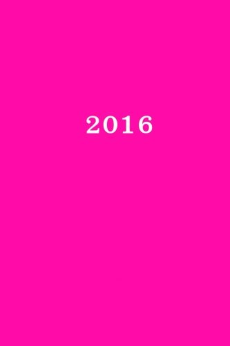 2016: Kalender/Agenda: 1 week op 2 pagina's, Formaat ca. A5, Kaft pink: Volume 1 2016: Kalender/Agenda: 1 week op 2 pagina's, Formaat ca. A5, Kaft pink: Volume 1