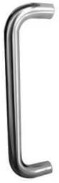 Jedo D Shaped Bolt Through Pull Handle 300 x 19mm Satin Stainless Steel