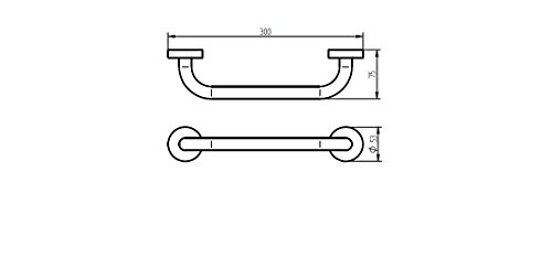 Haceka Kosmos Chrome 1114874, Wannengriff - 4