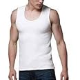 Double Parrot Men's Regular Fit Vest Pack Of 5 (90 Cm) White