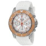 Pulsar PT3133X1 Herren-Armbanduhr, Kautschuk, Weiß/Grau