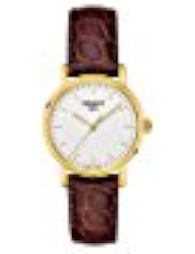 TISSOT DAMEN-ARMBANDUHR 30MM ARMBAND LEDER BRAUN QUARZ ANALOG T1092103603100