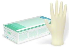 B. BRAUN Vasco Sensitive Latex Handschuh Gr. M 1 Karton mit 10 Boxen incl. Versand (M)