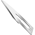 OTICA Doctosword Precision Carbon Steel Surgical Scalpel Blades - For Accurate Medical and Industrial Procedures, Compatible with Size-3 Blade Handle (Size 11, Pack of 25)