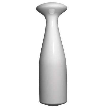 Vegan Milker Mortero de plástico, Recambio by Chufamix (Funciona con Cualquier versión del invento). Plástico Libre de componentes tóxicos. Fabricado en Alicante.