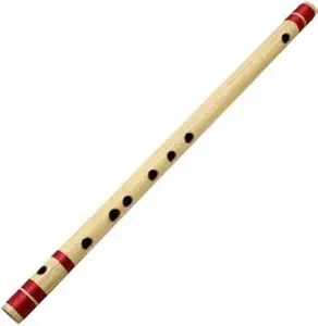 SG Musical Indian Bamboo Bansuri - Flute 19 inch 7 Hole Tuned G Scale Bansuri