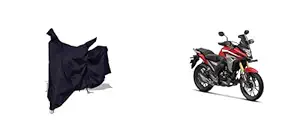 Olive Creation Two Wheeler 100% Body Cover for Honda CB200x (Black) Size-L
