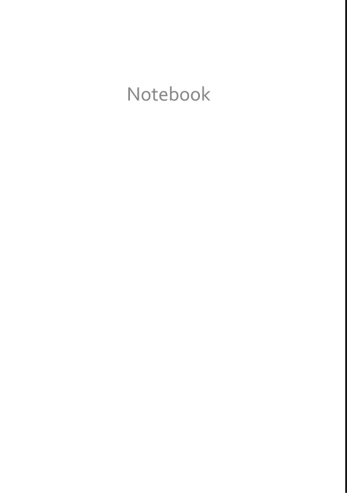 Preisvergleich Produktbild Notebook / Notizbuch - A5 - Weiß: White - DIN A5, liniert