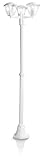 Philips luminaire extérieur lampadaire 3 têtes Creek blanc