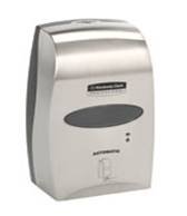 Preisvergleich Produktbild Elektronischer Schaumseifenspender - berührungslos, aus schlagfestem Kunststoff, Kunststoff verchromt, H 29,15 x B 18,4 x T 10,16 cm, 1 Stück