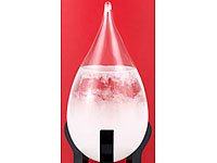 Carlo Milano Modernes FitzRoy-Sturmglas in Tropfenform, 22cm - 8