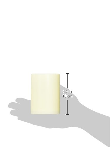 DFL Partei-Dekor Wasserdicht flammenlose LED-Kerzen Licht,4 & 8 Stunden Timer-Funktion Wasserdichte Funktion, beige,6er-pack - 9