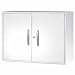 Produktbild Kerkmann Flügeltüren-Aufsatzschrank tec-art 2 OH HxBxT 74x100x42cm lichtgrau