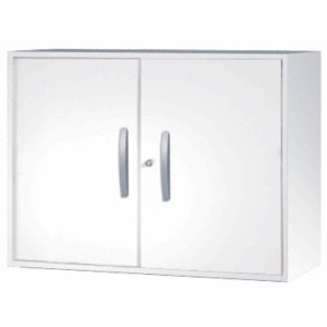 Preisvergleich Produktbild Kerkmann Flügeltüren-Aufsatzschrank tec-art 2 OH HxBxT 74x100x42cm lichtgrau