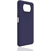 Aksesuarcim Xiaomi Poco X3 Pro ile Uyumlu Silikon Kılıf Mat Pastel Renkli Parmak İzi Bırakmayan Yumuşak Kapak Biy Lacivert