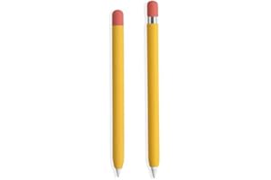 doodroo - Skin per Apple Pencil, Custodia/Cover Protettiva Arancione Original, Compatibile con Apple Pencil 1a e 2a Generazione