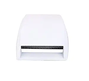 Grizzly Bonnet Vent Car Decorative Air Flow Intake Scoop Bonnet Cover HoodFor Maruri Suzuki Swift Dzire (White)