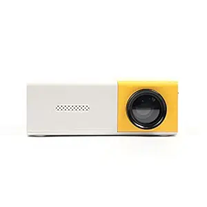 Decdeal Mini Projector Portable Video Projector Outdoor Movie Projector withUSB AV Interfaces Remote Control 400 lux LED LCD Portable Home Theater Projector for Video TV Movie Party Game Outdoor