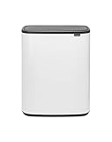 Brabantia - 221408 - Poubelle Bo Touch Bin, 2 x 30L , White