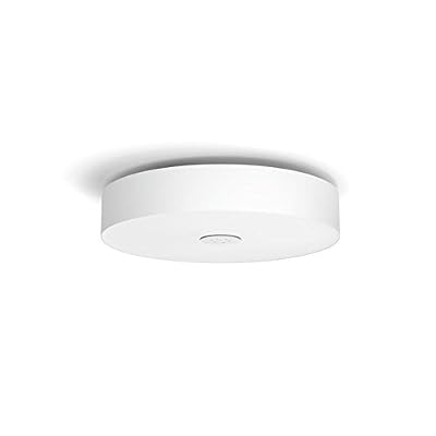 Philips Luminaire télécommandé Fair Plafonnier Hue Blanc + télécommande variateur de lumière
