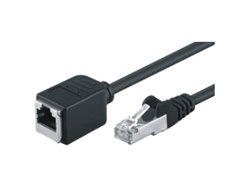 Preisvergleich Produktbild Mcab 0.5M CAT5E F-UTP EXTENSION BK