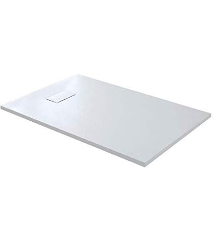 Piatto doccia 70x90 in resina grigio effetto pietra serie Agorà