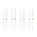 Produktbild Sairis 4 Paare 10-Zoll-Ersatz-Requisiten Bladesatz CW CCW Propeller für RC Xiaomi 4K Drohne (Farbe: Weiß)