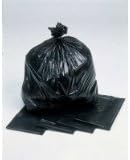 Venture Packing Supplies 100 X Black Refuse Bin Liners Rubbish Sacks Heavy Duty 18" X 29" X 39" 160 Gauge