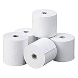 rollo papel termico 80mm x 80 m  Rollo de papel Térmico 80 x 60 x 12 mm 8 Unidades valido impresoras de TPV Cajas Registradoras, Calculadoras Impresoras genericas