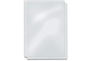 Agendepoint.it - Cubiertas de acetato transparente para encuadernación, 100 hojas, 180 micras, A4 brillantes, 21 x 30 cm